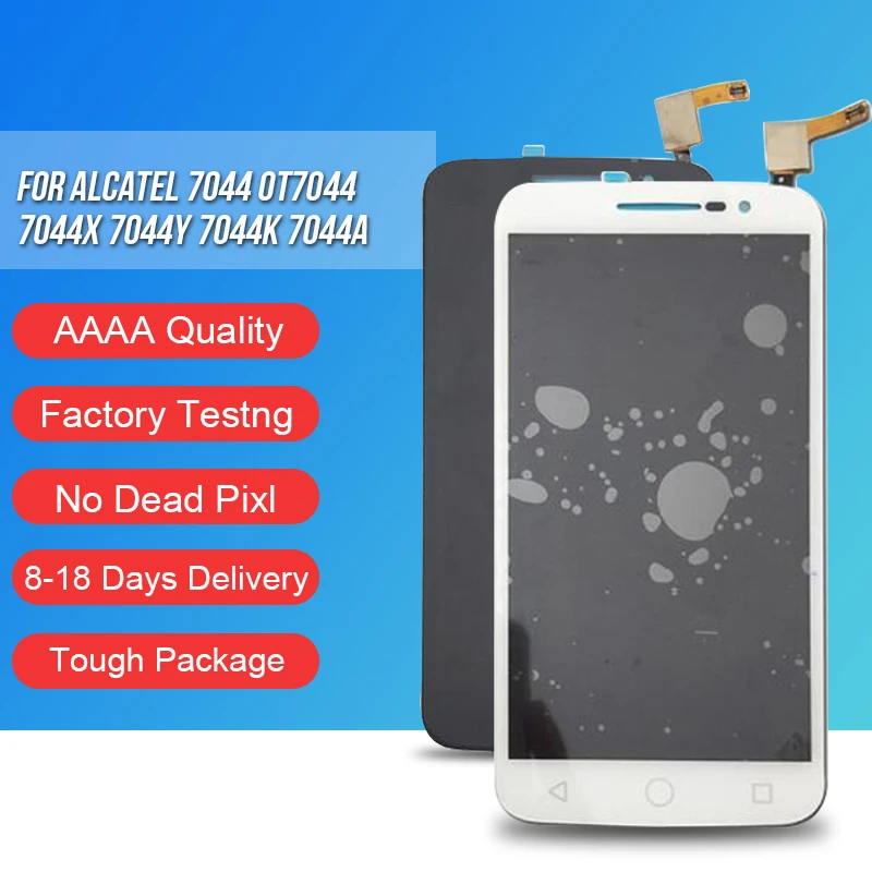 ACKOOLLA Mobile Phone LCDs for Alcatel 7044 OT7044 7044X