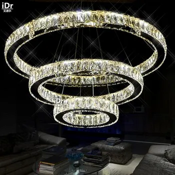 

Wholesale supply of LED lamp modern crystal Chandeliers living room bedroom lamp rectangular LED energy-saving lamps