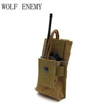 Регулируемый кобура для рации держатель Тактический иди и болтай Walkie Talkie кобура с открытым верхом M4 подсумок