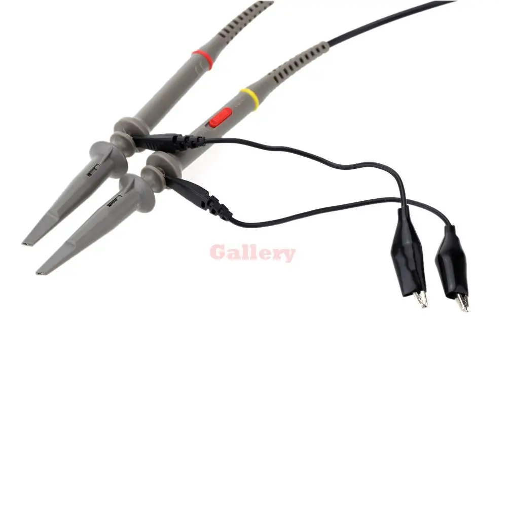 

1 X 10x 20mhz 2pcs High Precision Oscilloscope Probe Alligator Clip Test P6020 Picture Holder Holder Alligator Clips