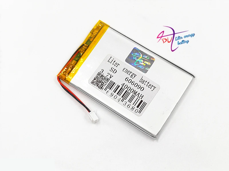 XHR 2P 2 45 54 мАч с защитной пластиной 3A разъемом 4000 606090 в зарядное устройство для