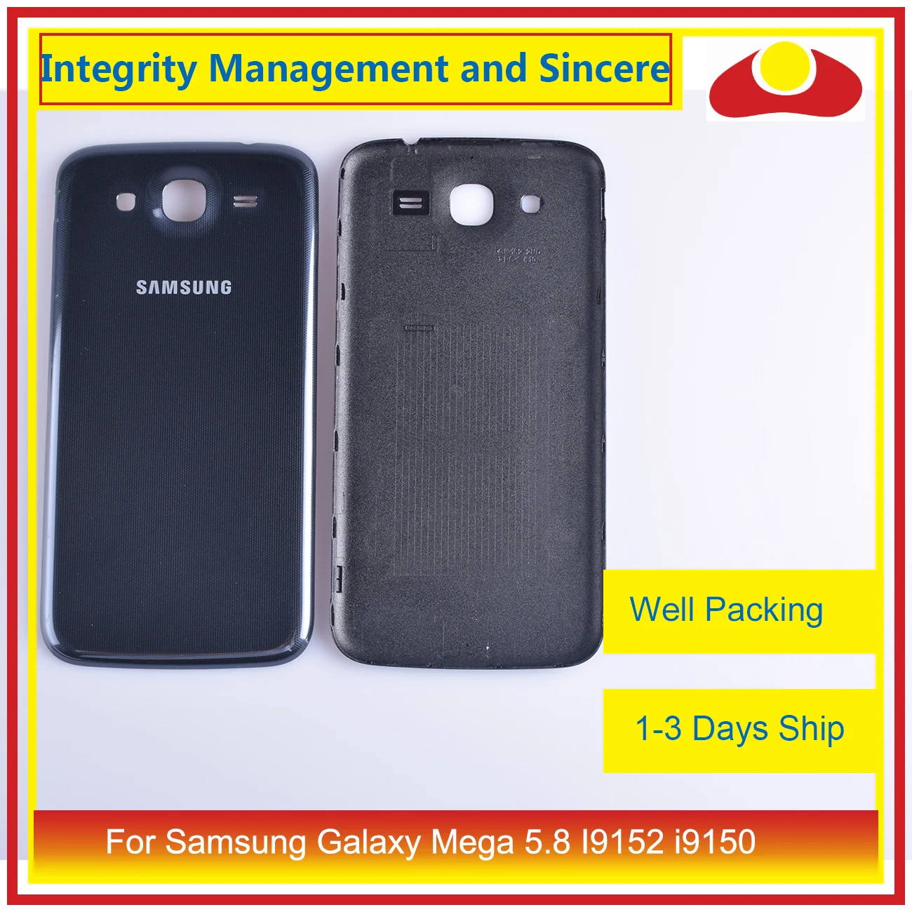 Для samsung Galaxy Mega 5,8 I9152 i9150 GT-i9150 корпус батарейного отсека задняя крышка чехол Корпус Замена