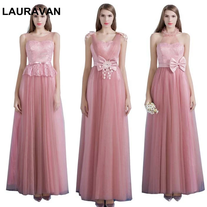 pale rose bridesmaid dresses
