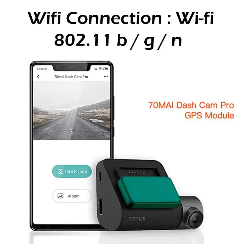 Xiaomi 70mai Dash Cam Pro 1944P gps ADAS Автомобильный видеорегистратор Cam 70 mai Dashcam Голосовое управление 24H монитор парковки ночного видения WiFi камера