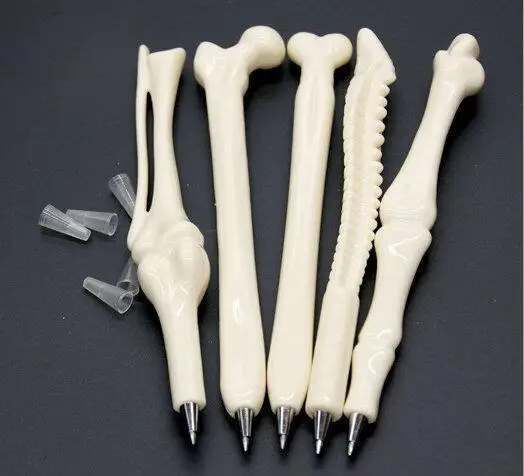 

New Design Ball point Pen Bone Shape 5 modles to choose 100pcs/lot