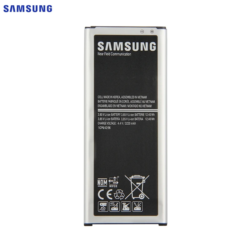 SAMSUNG Original Battery EB BN910BBK EB BN910BBE BBC For Samsung GALAXY NOTE4 N910a N910u N910F N910H 2