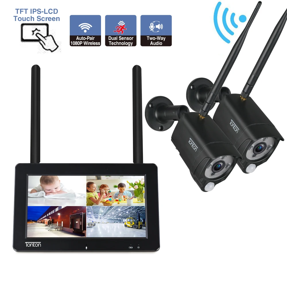 Tonton 1080P Wireless Security Camera System 7