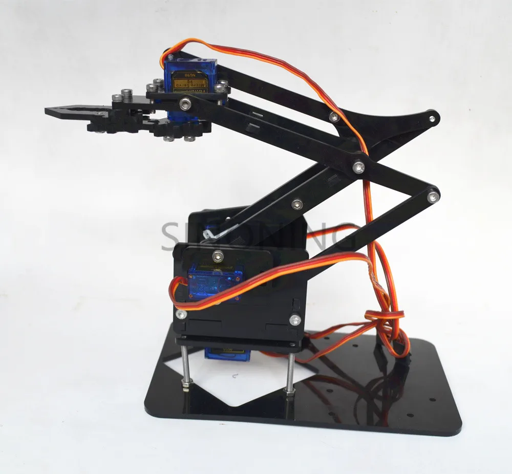Акриловый механический ручной робот 4 DOF arm arduino созданный обучающий комплект SG90|arm