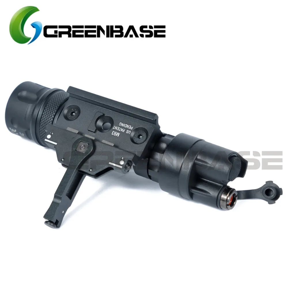 Greenbase M952V IR Scout светильник светодиодный оружейный светильник Постоянный белый/ИК/Мгновенный Белый режим выход Водонепроницаемый флэш-светильник QD Крепление