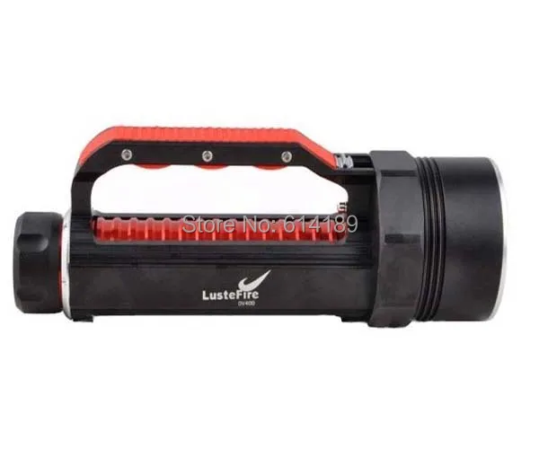 Лустфире DV400 4xcree XM-L2 4800 люмен безэлектродная лампа для магнетронного светодиодный фонарик Дайвинг(2x26650