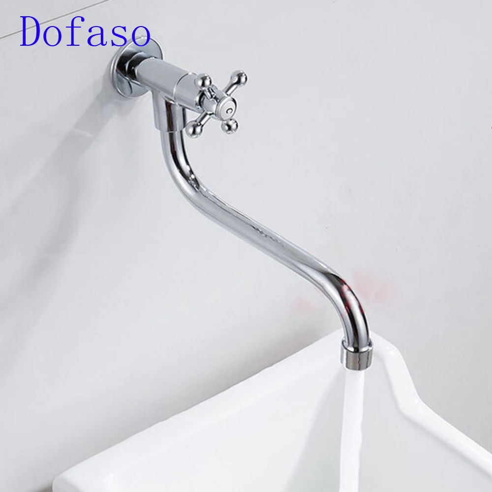Dofaso Wand Bad Wasserhahn Einzigen Kalt Wasser S Rohrbogen Wasser Die Hohe Der Wasserhahn Kuche Mopp Den Pool Wasserhahn The Faucet Bath Faucetsingle Faucet Aliexpress