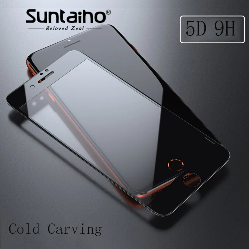 Suntaiho 5D Защитное стекло на айфон 7 8 Plus 6 6s закаленное стекло для iPhone 11 Pro Xr X Xs 11Pro Max Защита экрана для iPhone 7 стекло