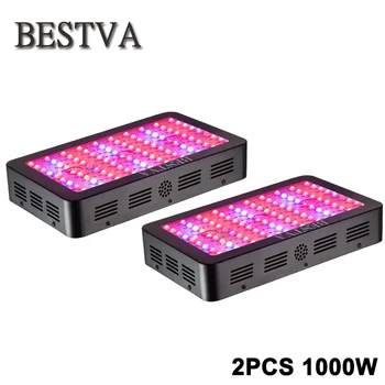 

BESTVA 2pcs/lot 1000W full spectrum led grow light lamp for indoor greenhouse plants flower vegetables Hydroponic system