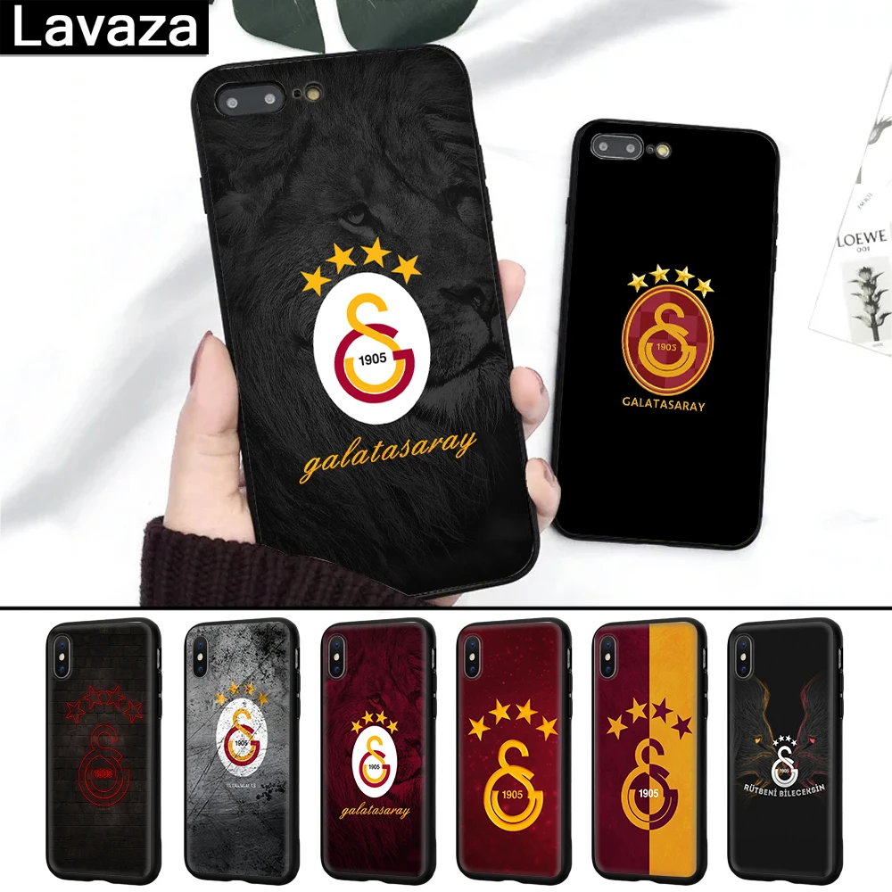 

Lavaza Turkey Galatasaray Popular Silicone Case for iPhone 5 5S 6 6S 7 8 Plus X XR XS Max