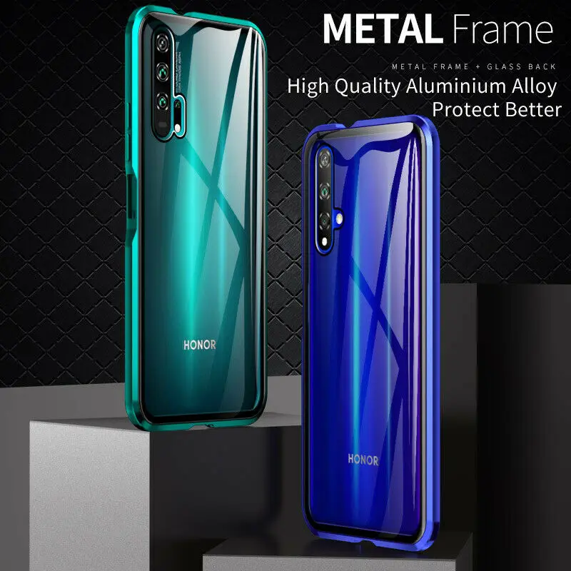 Чехол на весь корпус для Huawei Honor 20 Pro 20i Lite с магнитной адсорбцией Алюминиевый