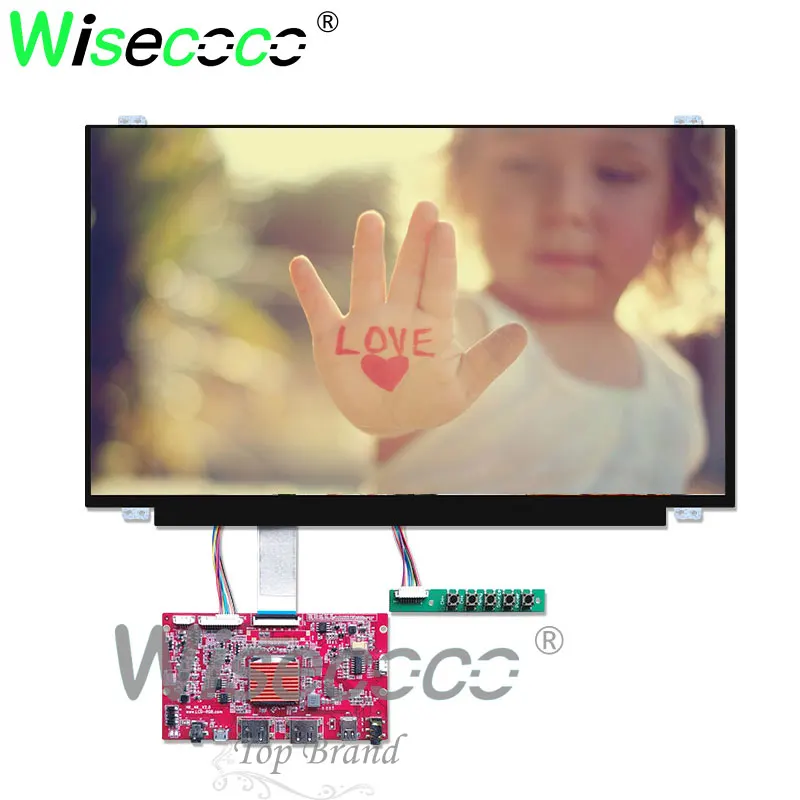 Wisecoco 15 6 дюйма 4k 3840(RGB)* 2160 (UHD) ips ЖК экран 2HDMI edp 40 pins плата управления для ПК|ЖК-экраны