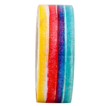 

1.5cm Wide The Stripes Neon Decorative Washi Tape DIY Scrapbooking Masking Tape School Office Supply