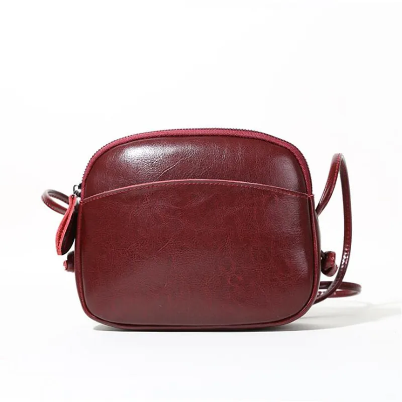 Женская сумка через плечо, роскошные сумки, Дамская мода, сумки через плечо, дизайнерская натуральная кожа, мини сумка-мессенджер для женщин и девушек - Цвет: jiu red