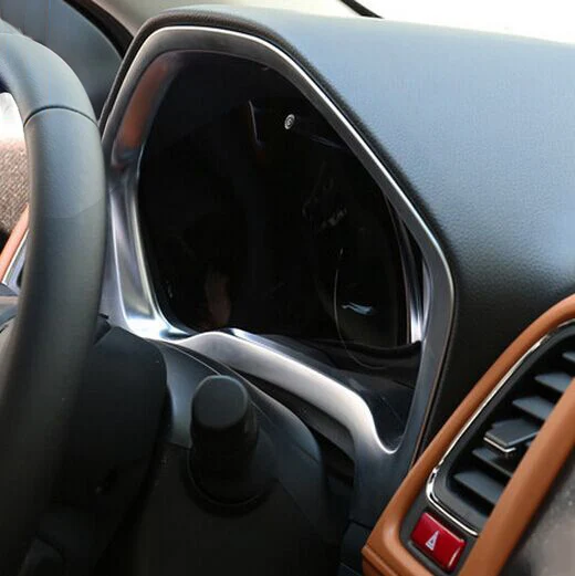 ABS INSTRUMENT PANEL CHROME COVER TRIM BEZEL MOLDING SURROUND HRV DASH ACCESSORIES FIT FOR HONDA VEZEL HRV HR-V 2014 TO 2019