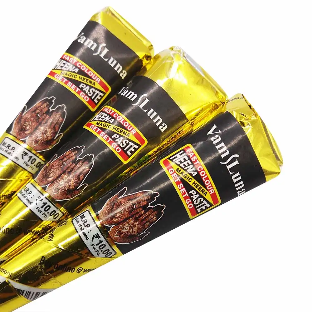 12x عجينة الحناء السوداء ل هيئة اللوحة الهندية mehandi الجسم فن الوشم المؤقت وهمية الطبيعية العشبية الحبر 12x عجينة الحناء السوداء ل هيئة اللوحة الهندية mehandi الجسم فن الوشم المؤقت وهمية الطبيعية العشبية الحبر