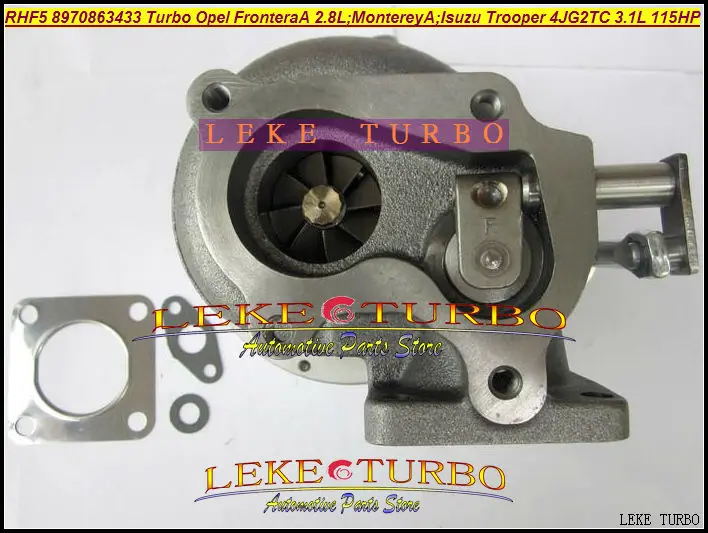 RHF5 VA430023 8970863433 Turbo Turbocharger For OPEL Frontera A 2.8L TD Monterey A 3.1TD ISUZU Trooper 4JG2TC 3.1L TD 115HP (5)