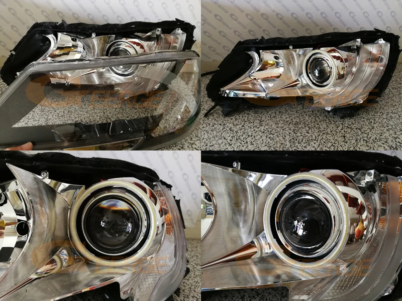 cob led angel eyes SKODA SUPERB 2 II FACELIFT 2013 2014 2015 headlight(1)