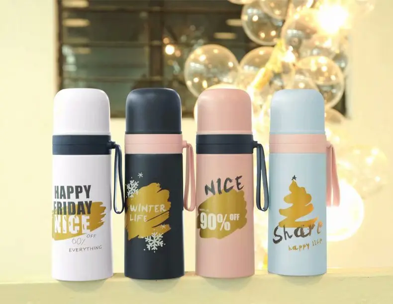 

W&M Travel Coffee Stainless Steel Thermos Tumbler Cups Vacuum Flask thermo Water Bottle Tea Mug car Thermocup Custom LOGO 350 ML