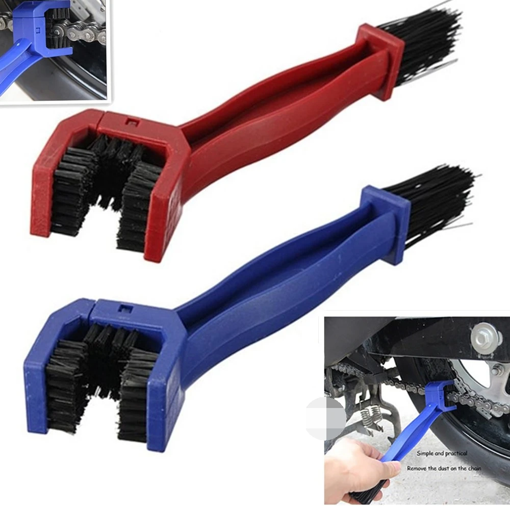 

universal Motorcycle Bike Grunge Gear Chain Brush Cleaner Scrubber Tool For SUZUKI GSXR 750 GSXR 1000 GSXR600 750 GSXS 1000 F AB