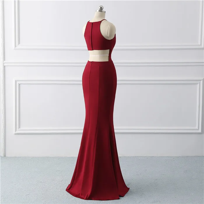 Beauty Emily Wine Red Sexy Satin Mermaid Evening Dresses 2019 Long for Women Formal Evening Gowns Party Prom Party Dresses Beauty Emily Wine Red Sexy Satin Mermaid Evening Dresses 2019 Long for Women Formal Evening Gowns Party Prom Party Dresses