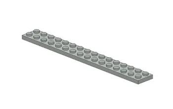

Elements Brick Parts 4282 Plate 2x16 Classic Piece Building Block Toy Accessory Bricklink No.Y132