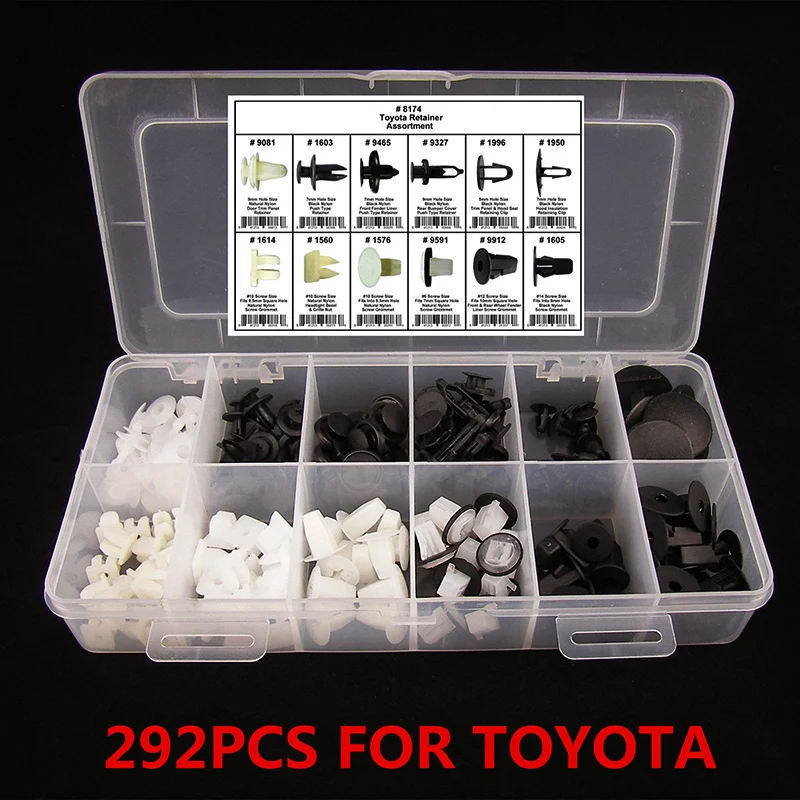 Car Interior Push Automotive Push Retainer Pin Rivet Trim Clip Moulding