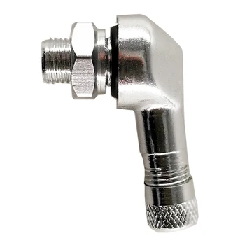 2pcs รถจักรยานยนต์ยางวาล์วขนาดเล็กรูขอบ 8.3 มม.อลูมิเนียมยางวาล์วสําหรับรถจักรยานยนต์โลหะผสมยางวาล์วลําต้นอุปกรณ์เสริม 10