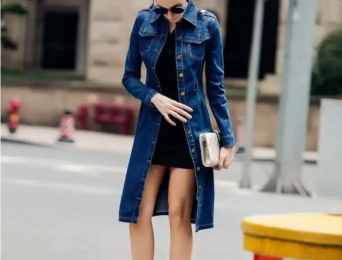 one piece dress with jeans jacket