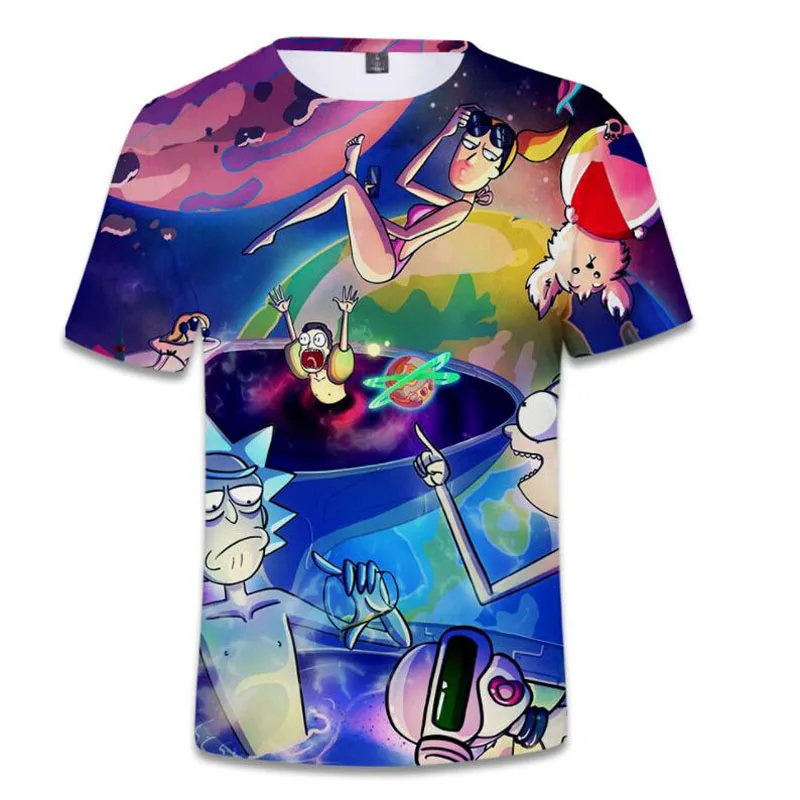 Rick y Morty 3D Print T-Shirt moda de verano Anime Funny Ricky y Morty o-cuello Hombre Camisetas manga corta Camiseta hombres Camiseta Rick y Morty 3D Print T-Shirt moda de verano Anime Funny Ricky y Morty o-cuello Hombre Camisetas manga corta Camiseta hombres Camiseta