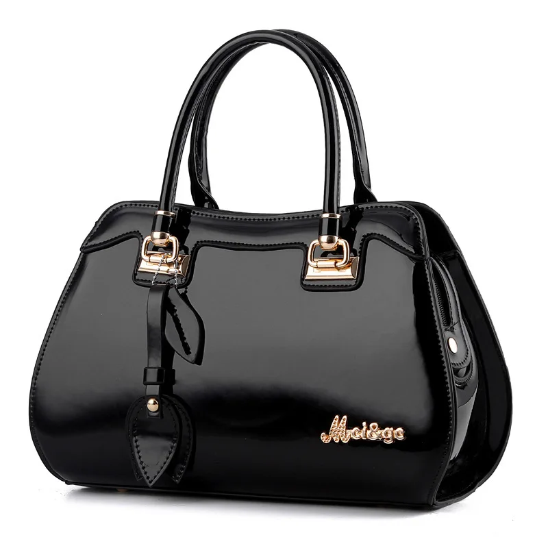 Новая Большая вместительная женская сумка модная Яркая кожаная женская роскошная дизайнерская сумка на одно плечо сумки через плечо