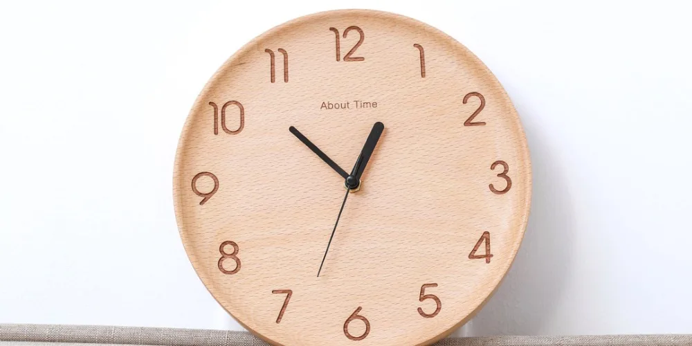 New Version Xiaomi Watch Wood Simple Digital Clock Wood Texture, Simple Design, Timepiece Timekeeper horologe (10)