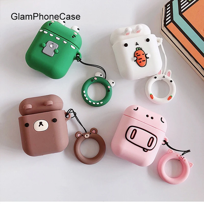 

GlamPhoneCase Cartoon Animals Airpods1/2 Generation Protective Cover Apple Wireless Bluetooth Headset Box