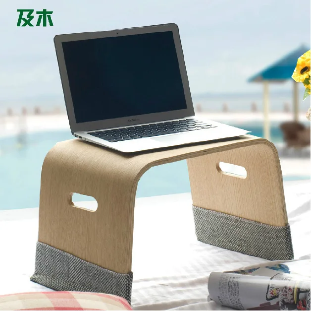 Modern/simple/laptop desk/solid wood/computer desk for bed 2 type | Мебель