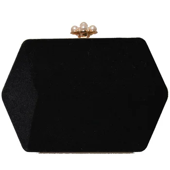 

Crystal Flowers Velvet Clutches Bag Party Purse Women Shoulder Bag Diamond Evening Bags Ballot Lock Handbag Clutch Bag