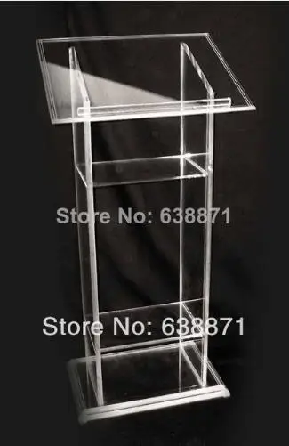 

Free Shipping Hot Sell Pulpit Stand Acrylic Podium conference lectern podium Workshop Series
