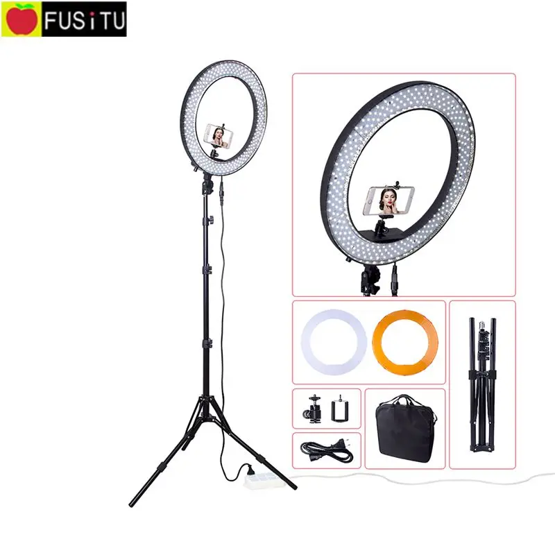 RL188 5500K 240 LED Photographic Lighting Dimmable Camera