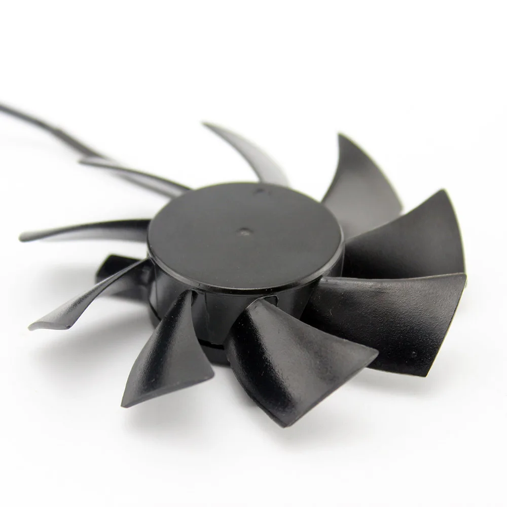 New T128015SH 75MM 2P 2Pin DC 12V 0.32AMP Cooling Fan For EVGA GTX 650 650Ti GTS 450 Graphics Card Cooler Fans