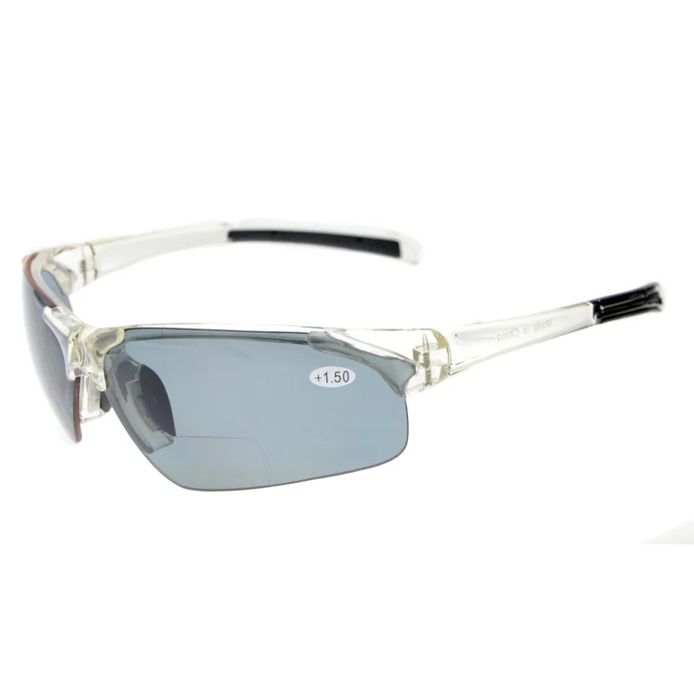 

TH6186 Bifocal Eyekepper TR90 Unbreakable Sports Half-Rimless Bifocal Sunglasses +1.0/+1.5/+2.0/+2.5/+3.0