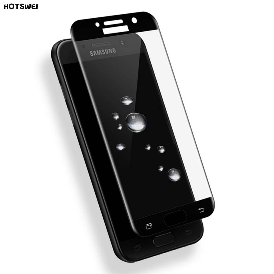 

For Samsung Galaxy J5 J3 J7 2017 Glass Full Cover Tempered Glass for SAMSUNG J5 J7 Pro Glass 9H 2.5D Full Screen Protector