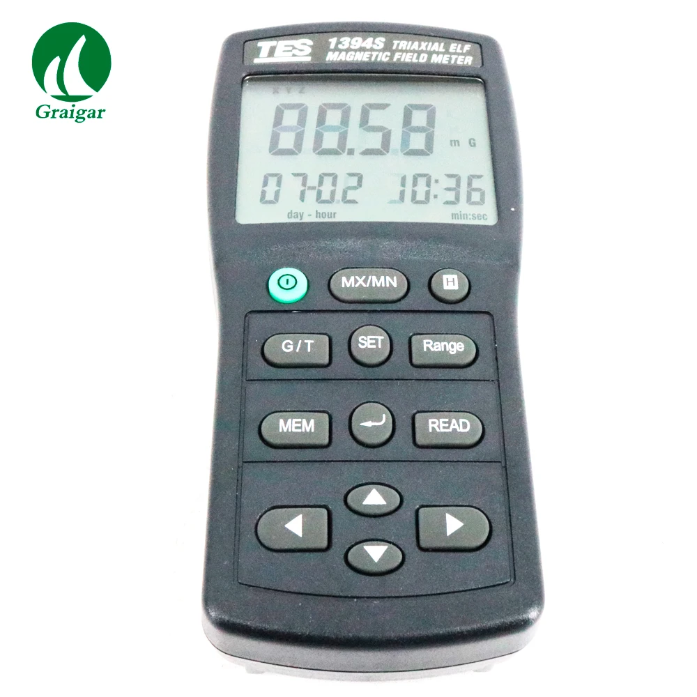 EMF Meter TES-1394S с(USB и 4 Гб sd-карты) обновленная версия TES-1394