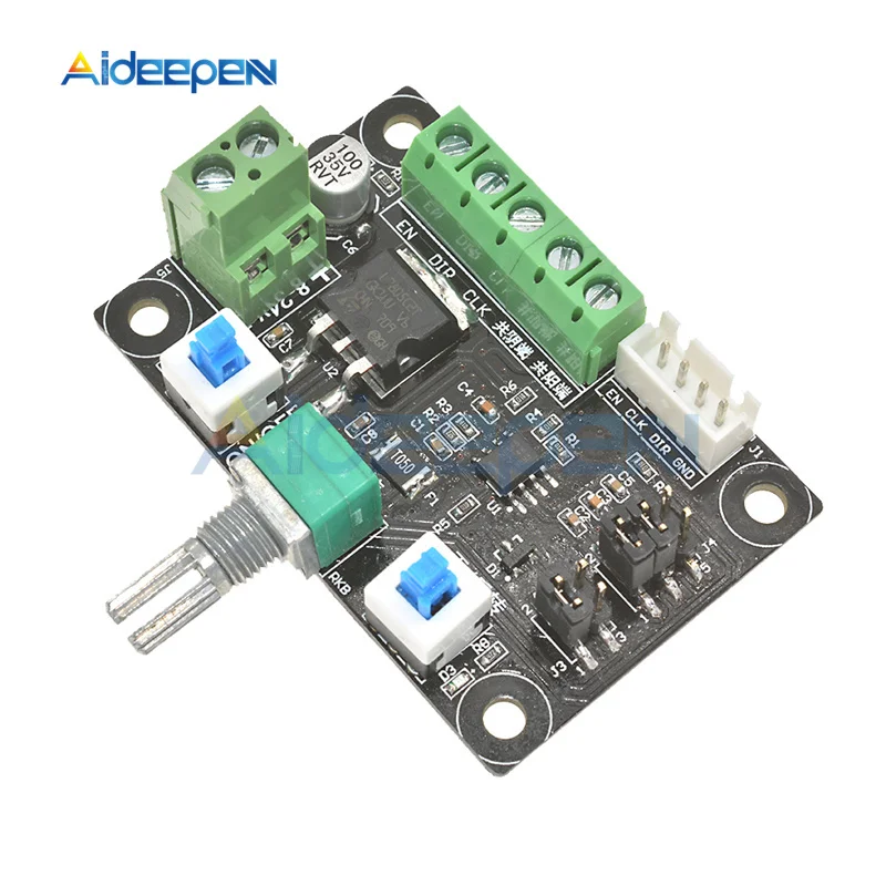 

DC 12V 24V Stepper Motor Pulse Signal Generator Module For Stepper Motor Driver Controller Speed Regulator 8~24V