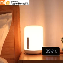 Оригинальная прикроватная лампа Xiao mi jia 2, умный светильник, голосовое управление, сенсорный выключатель, mi home App, светодиодная лампа для Apple Homekit Siri H30
