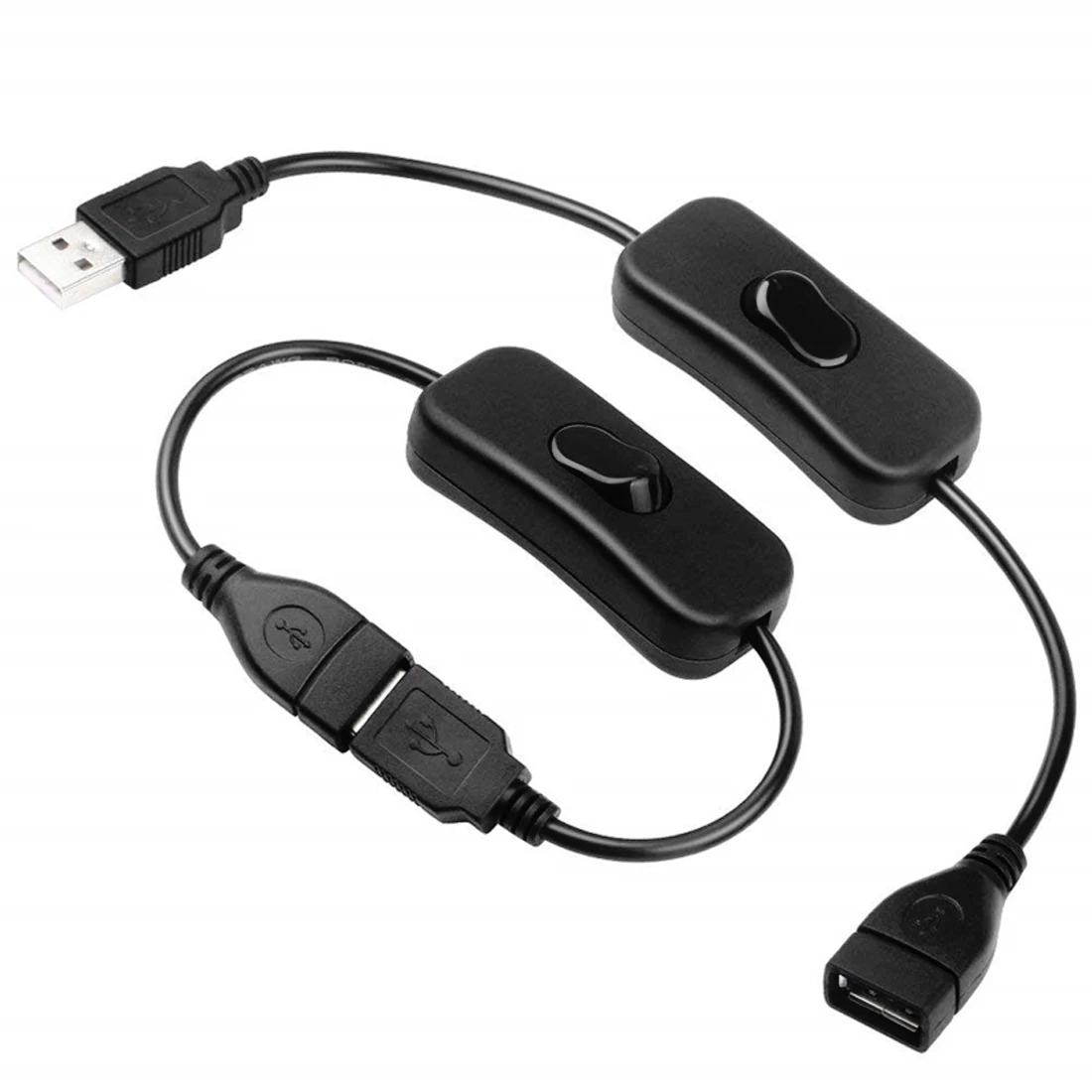 Кабель питания USB 30 см Удлинительный Удлинитель 2 0 A Папа мама черный/белый кабель