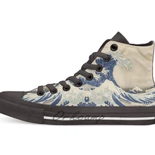 Японская Новинка; дизайнерская Повседневная парусиновая обувь; обувь на заказ; Прямая