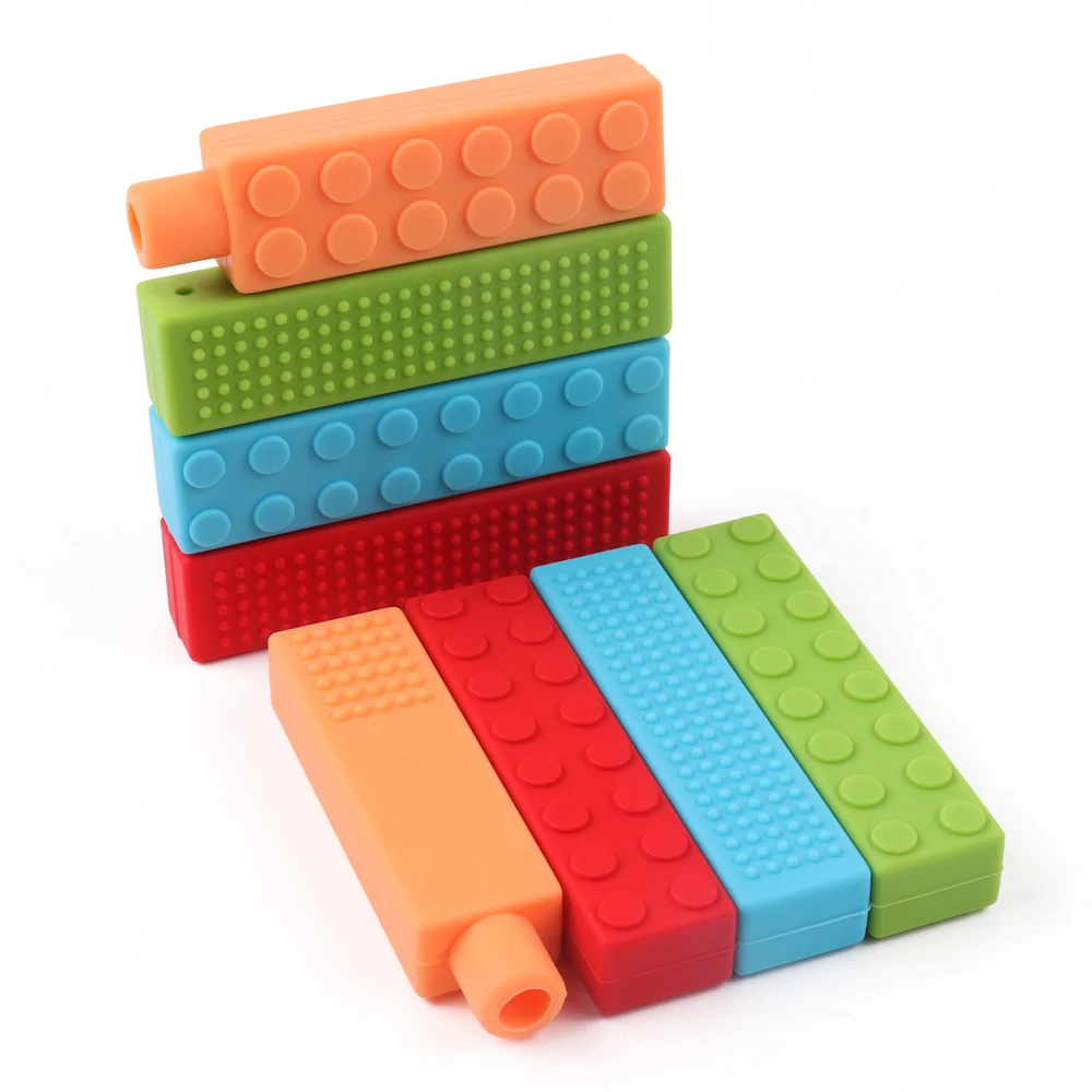 TYRY.HU Baby Teethers Silicone Chewable Pencil Toppers